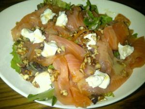 PDDs favourite meal from the Sugar Bowl: salmon salad plate.