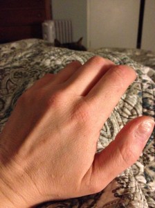 Julia's other big ol' hand, #3