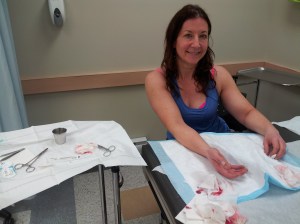 Learning about my body at the Medicentre is fun! 