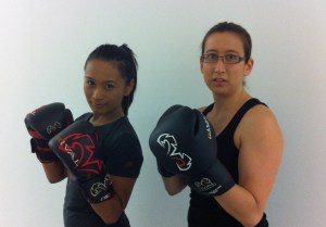 Me with my current fight partner, Anna. Careful, she’s small, but she’ll kick your ass!     