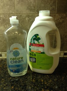 My dishwashing liquids. 