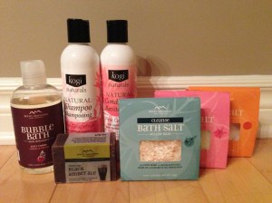 Some of the Rocky Mountain Soap Company products that I like.