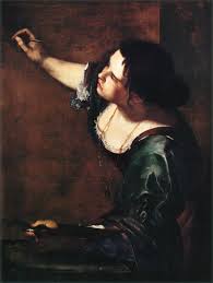 Artemesia Gentileschi, Self-Portrait at the Allegory of Painting; 1630.