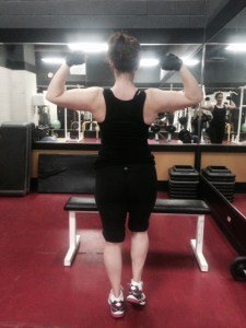 FFG poses in a lame ass way on May 16. This is my "before" photo, as I am ready to get serious about getting back into shape. 