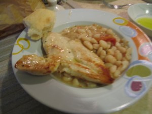 Hearty Tuscan food lovingly prepared by Dutch Oven. 