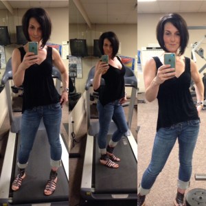 Here I am feeling sexy finally.